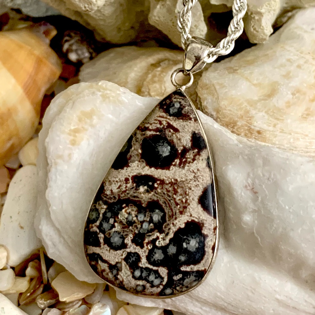 Python Jasper Sterling Silver Pendant